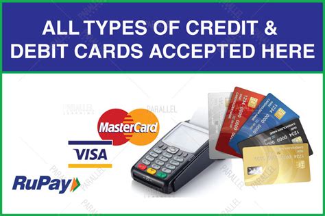 What type of credit cards are accepted here 